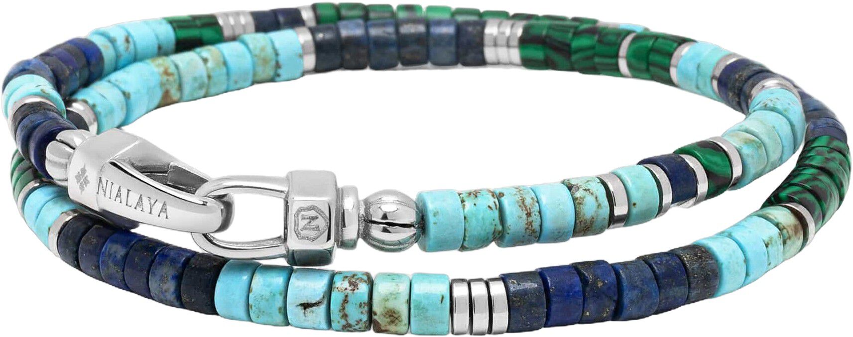 Multicolor Heishi Wrap Bracelet