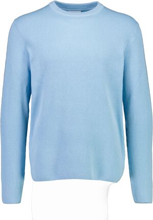 Rib knitted o-neck knit