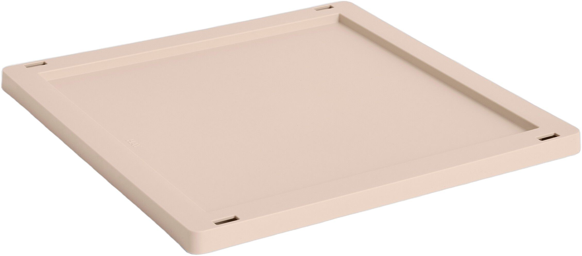 HAY Colour Crate Lid Plastic-Medium Square / Cube-Powder
