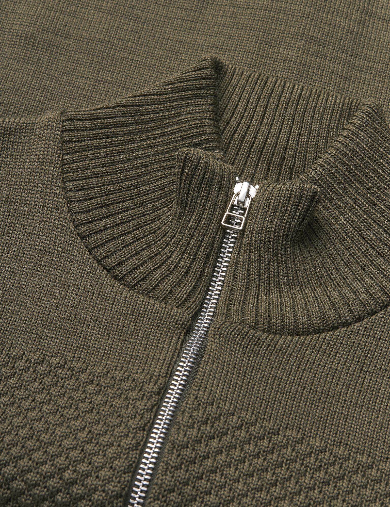 Wool Klemens Zip Knit FAV