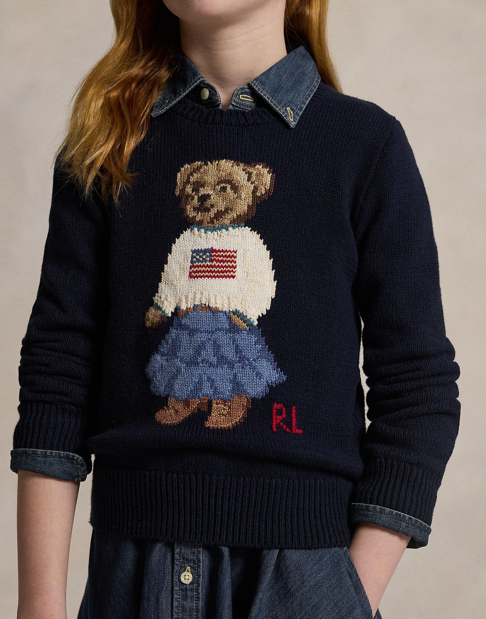 Iconic Bear Cotton Sweater