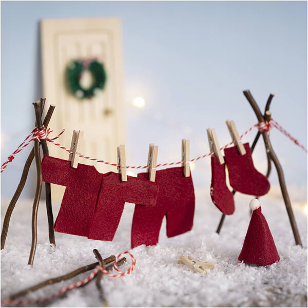 Mini DIY Kit Nissens Dør, Vasketøj