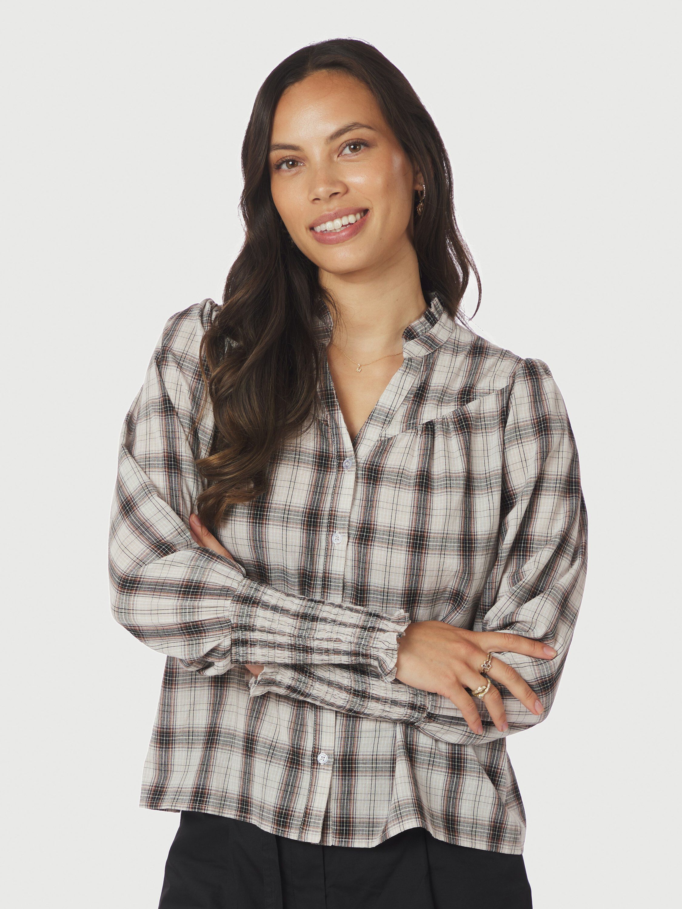 Camisa Big Check Blouse