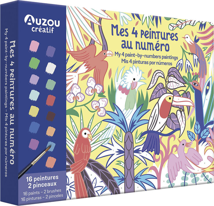 Auzou - Mal efter nummer - Den vilde natur