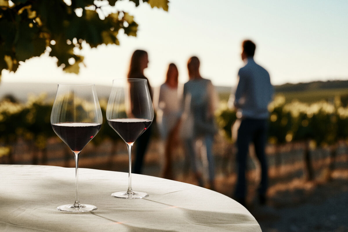 Notes R&oslash;dvinsglas 81 cl klar 2 stk.