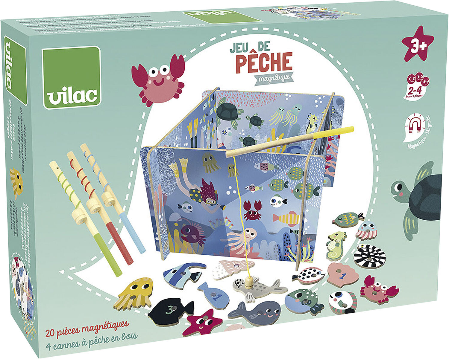 Vilac - Fiskespil i tr&aelig; af Michelle Carlslund