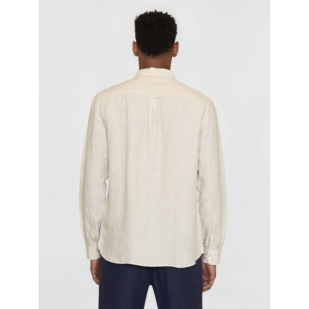 Regular linen shirt GOTS/Vegan