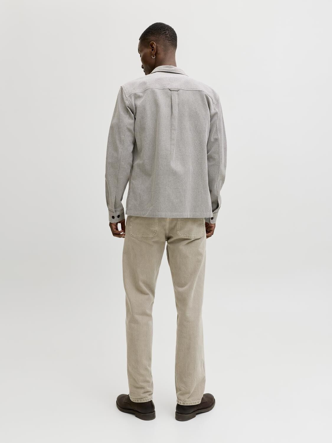 JPRBLURAYLE LINEN BL. SOLID LS SHIR