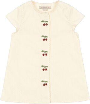 EVIA CHERRY DRESS GOTS