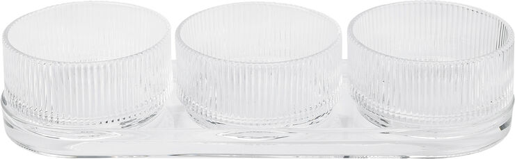 Pilastro tapas sett clear