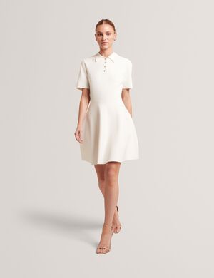 RONDAA Mini Short Sleeve Knitted Po