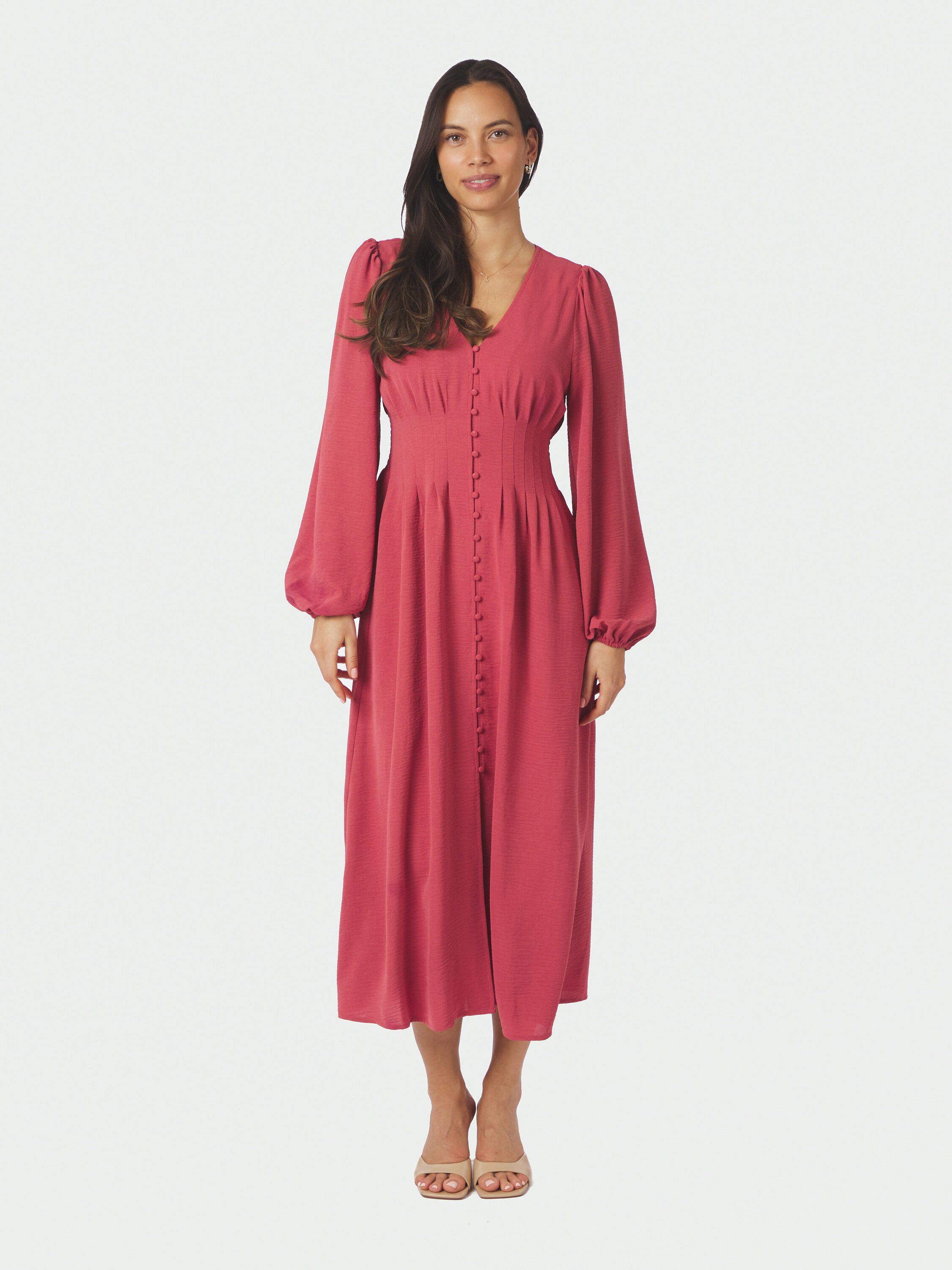 Annelie Solid Crepe Dress