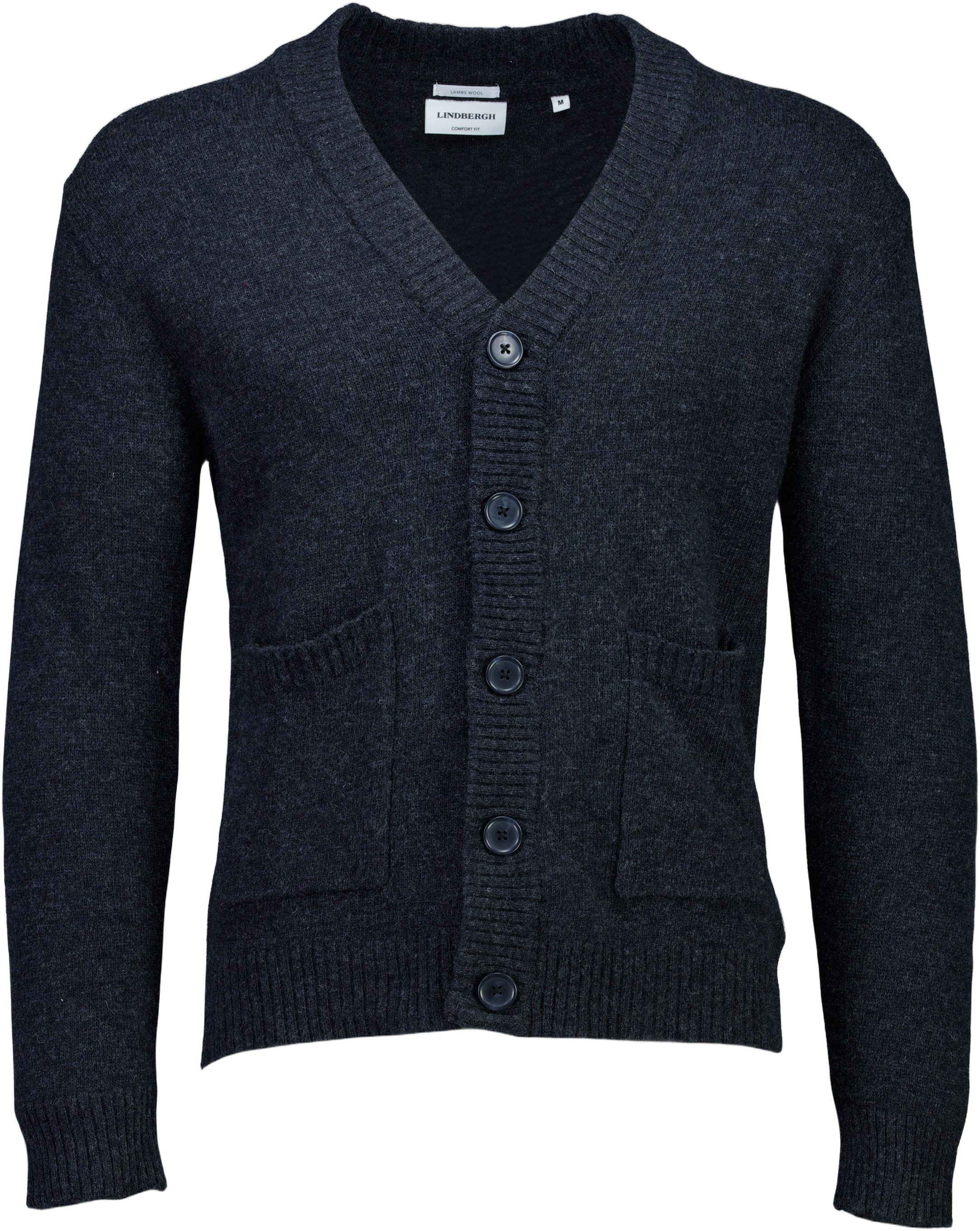 Lambswool button cardigan