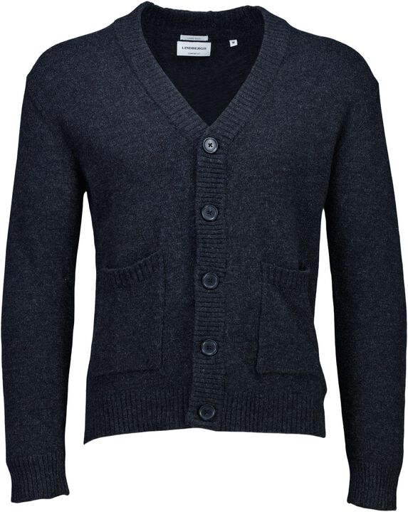 Lambswool button cardigan