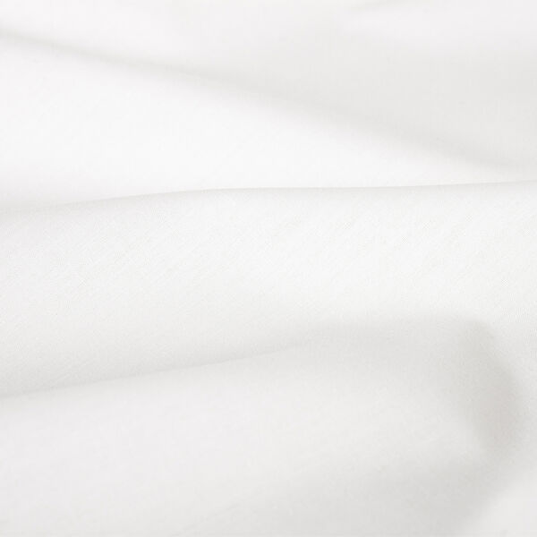 Økologisk U-split lagen, percale - GOTS, hvid