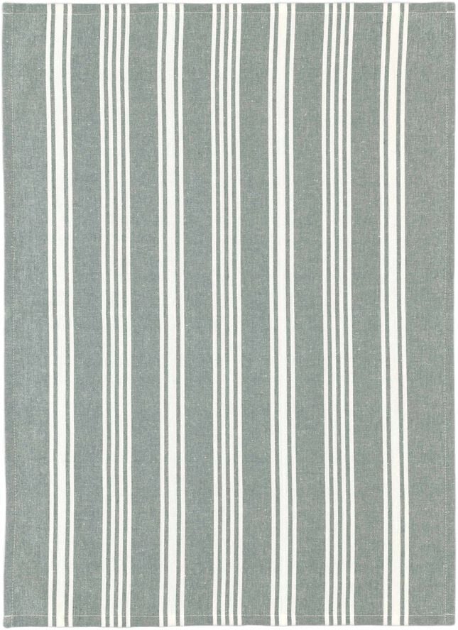 Kjøkkenhåndkle recycle Eco Stripe 70 x 50 cm Green Bay