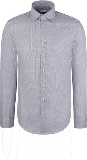 Business shirt Slim 1/1 Kent-Collar Print