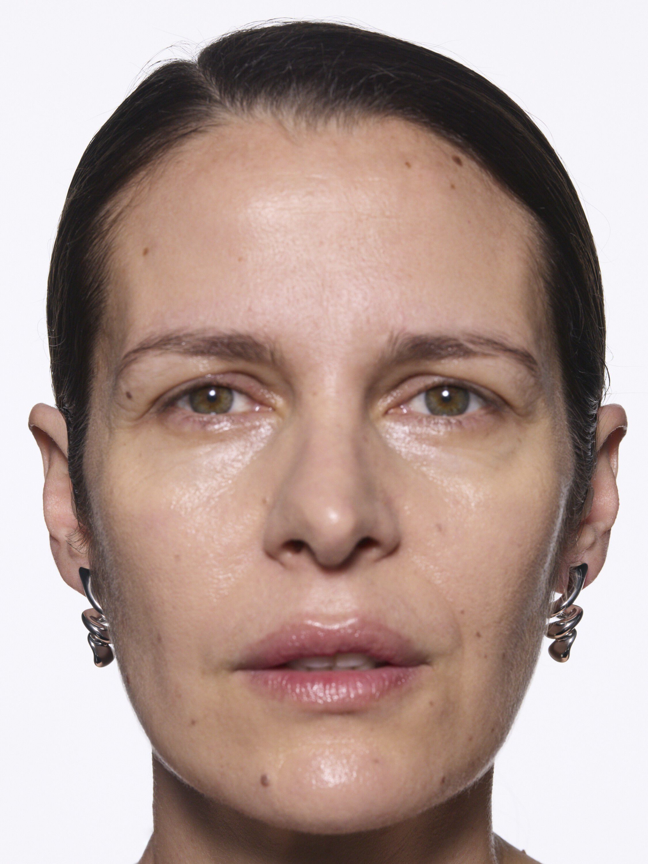 Coil Earrings Small Silver - PAIR