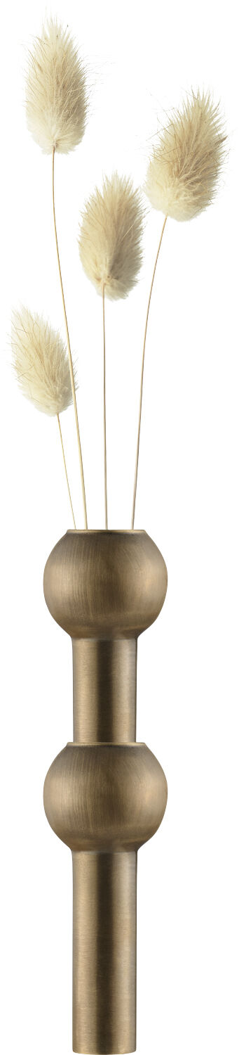 STOFF Nagel vase - bronzed brass/bruneret messing
