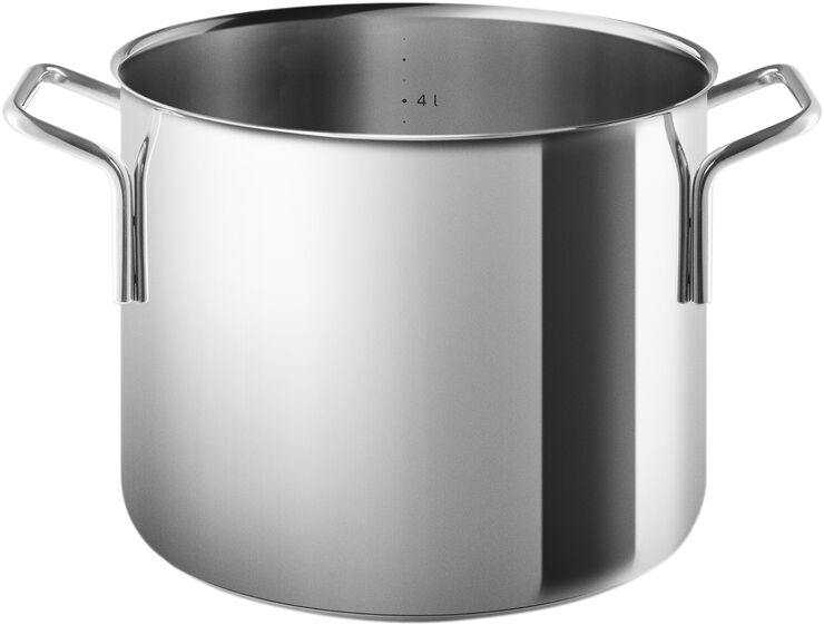 Stainless Steel Grydesæt 4 stk. 1,8 l 3,6 l 4,8 l & pasta in