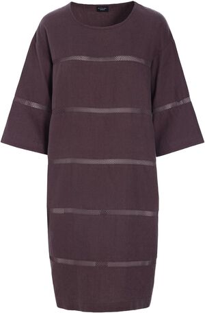 Lazy linen kjole med paneler