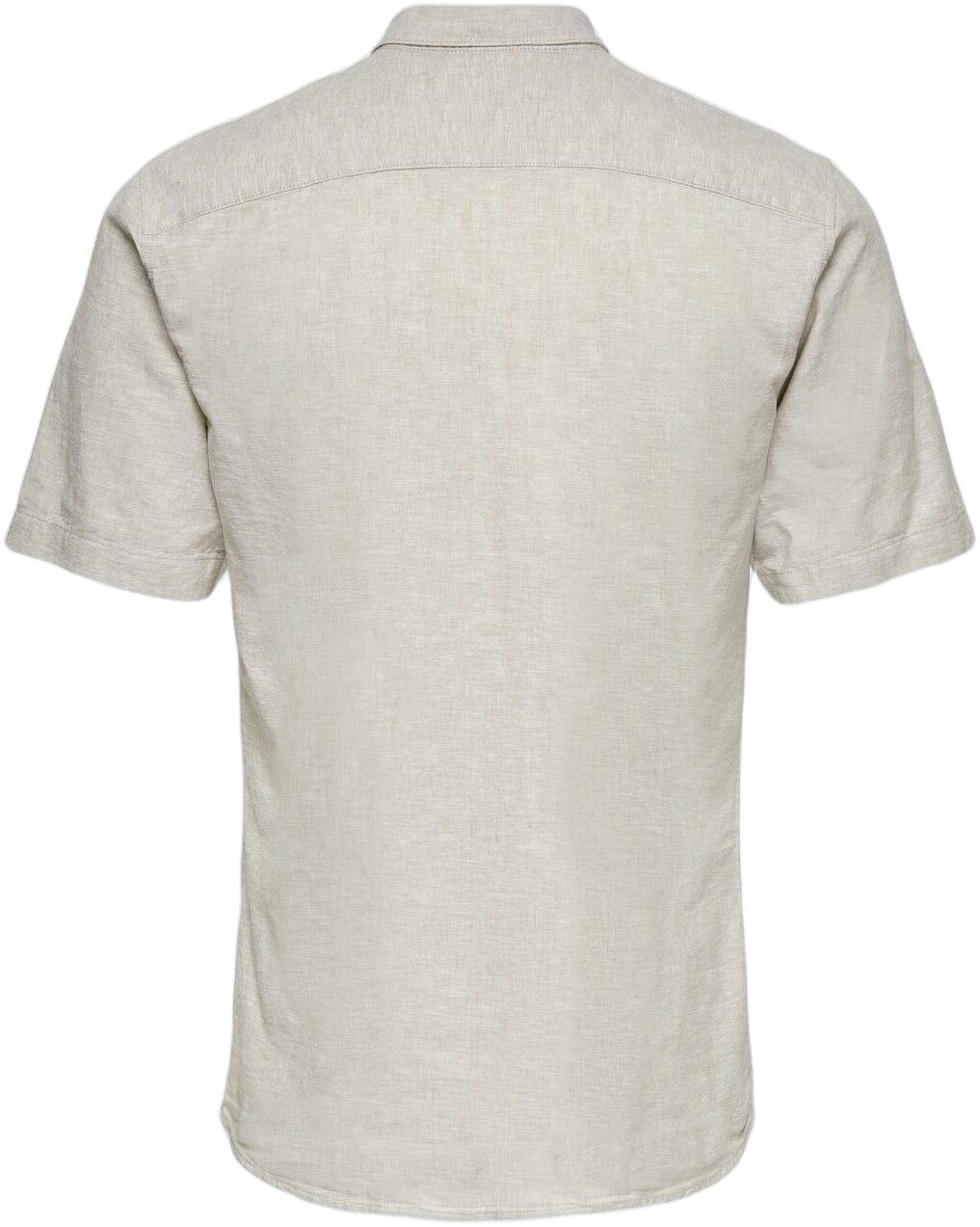 ONSCAIDEN LIFE SS SOLID LINEN SHIRT