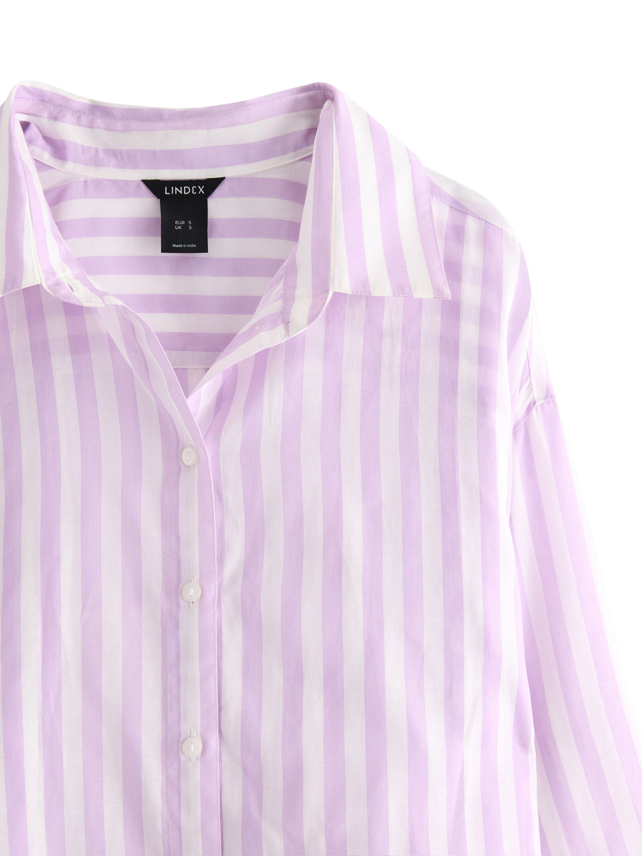 V&aelig;vet skjorte i viskoseblanding med