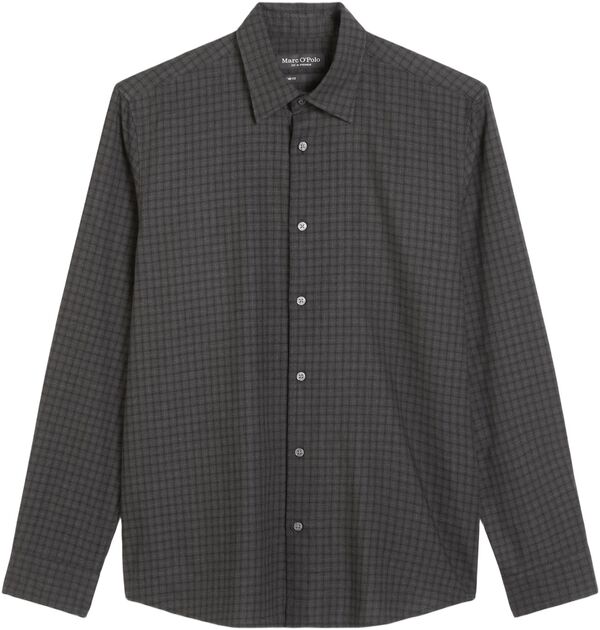 Kent collar, long sleeves, no pocke