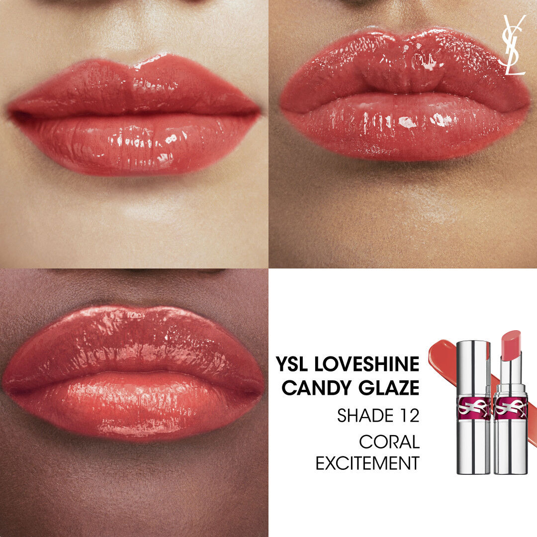 YSL LOVESHINE CANDY GLAZE LIP GLOSS STICK 12