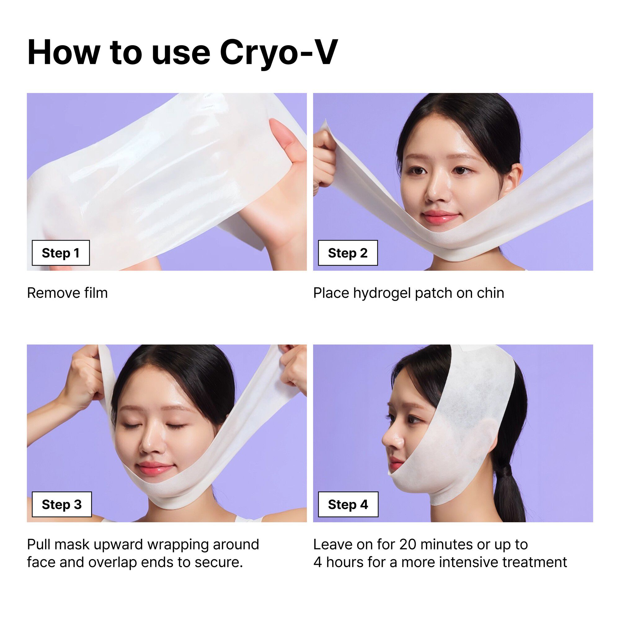 Cryo V-Sculpt Jawline Lifting Mask