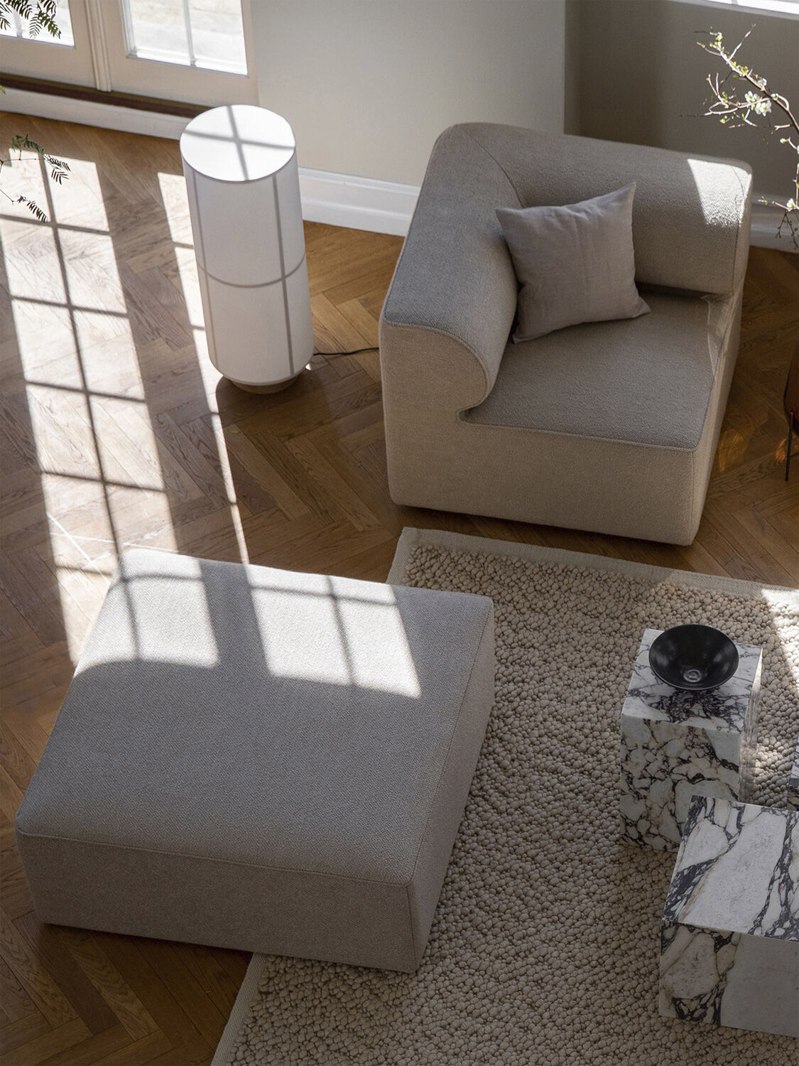 Hashira Floor Lamp, &Oslash;30, Raw