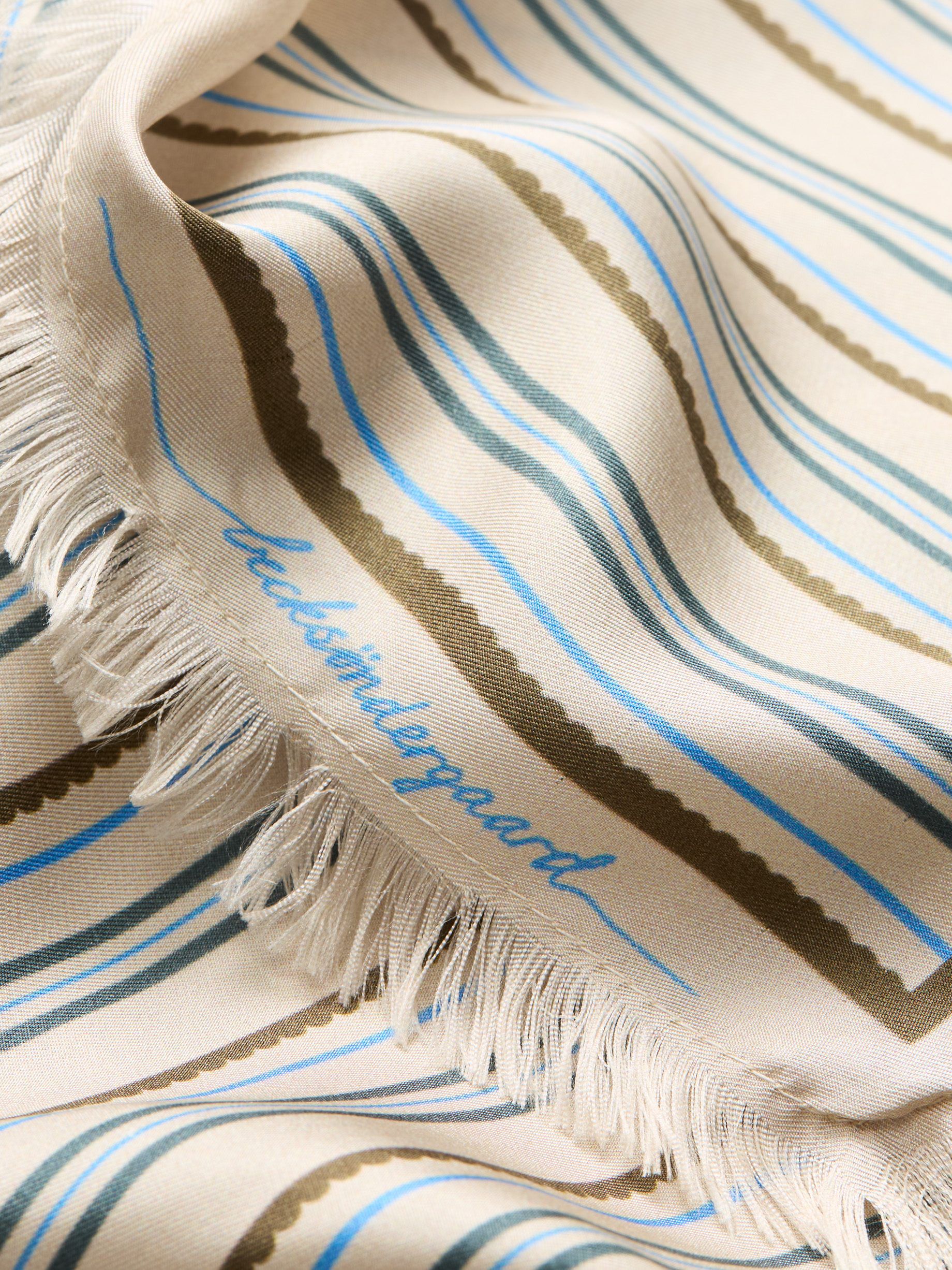 Scallopia Striped Sia Scarf