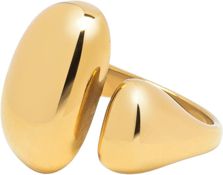 Chunky Cuff Ring in Gold