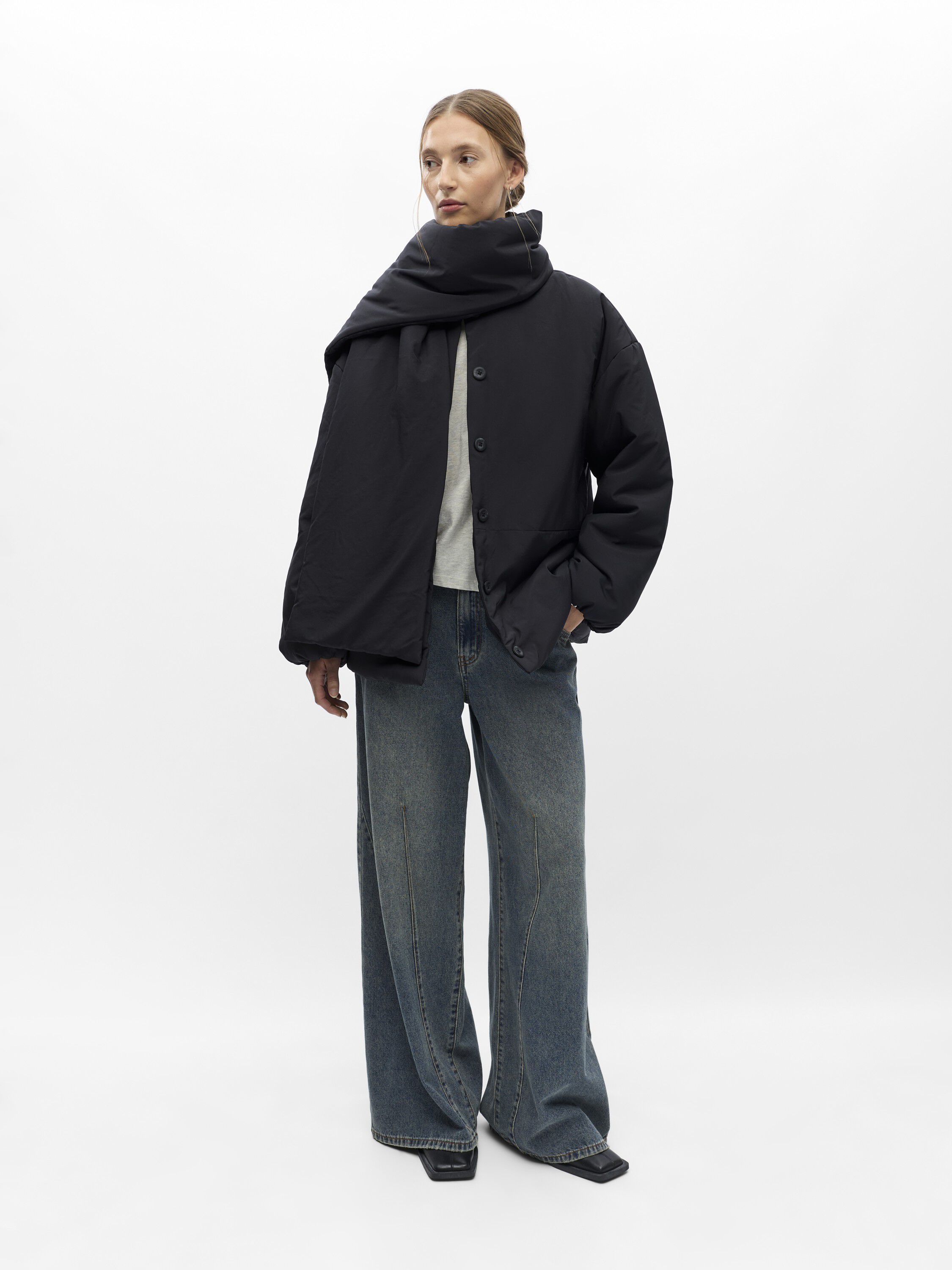 Objgemmi L/S Lo Scarf Jacket Noos