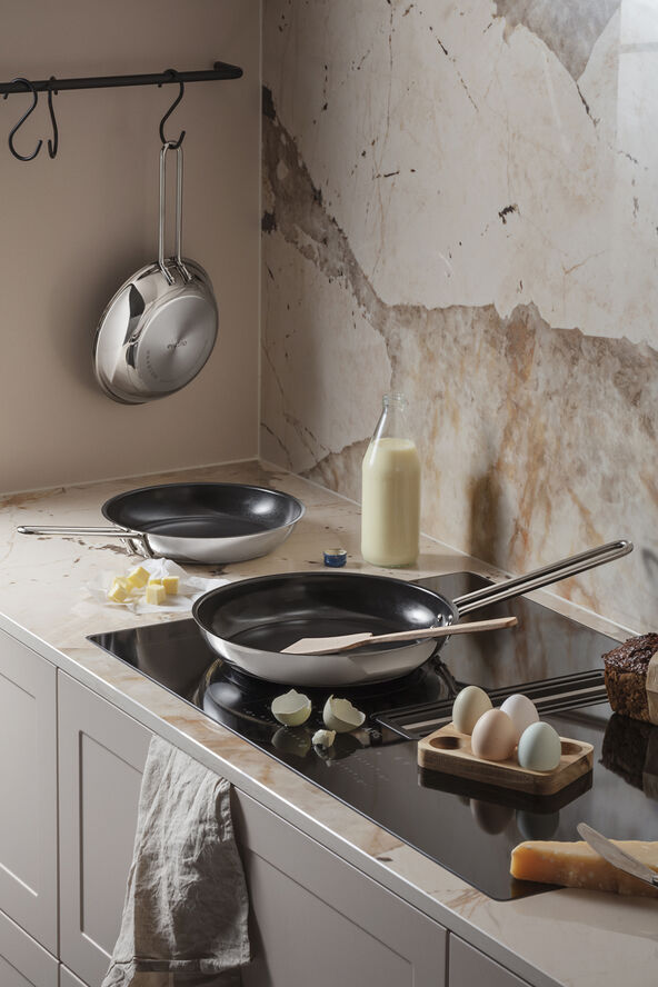 Stainless Steel Stegepande 24 cm keramisk Slip-Let® belægnin