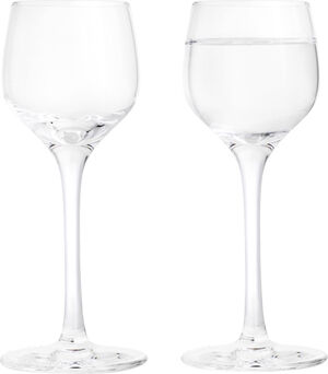 Premium snapseglas, 2 stk.
