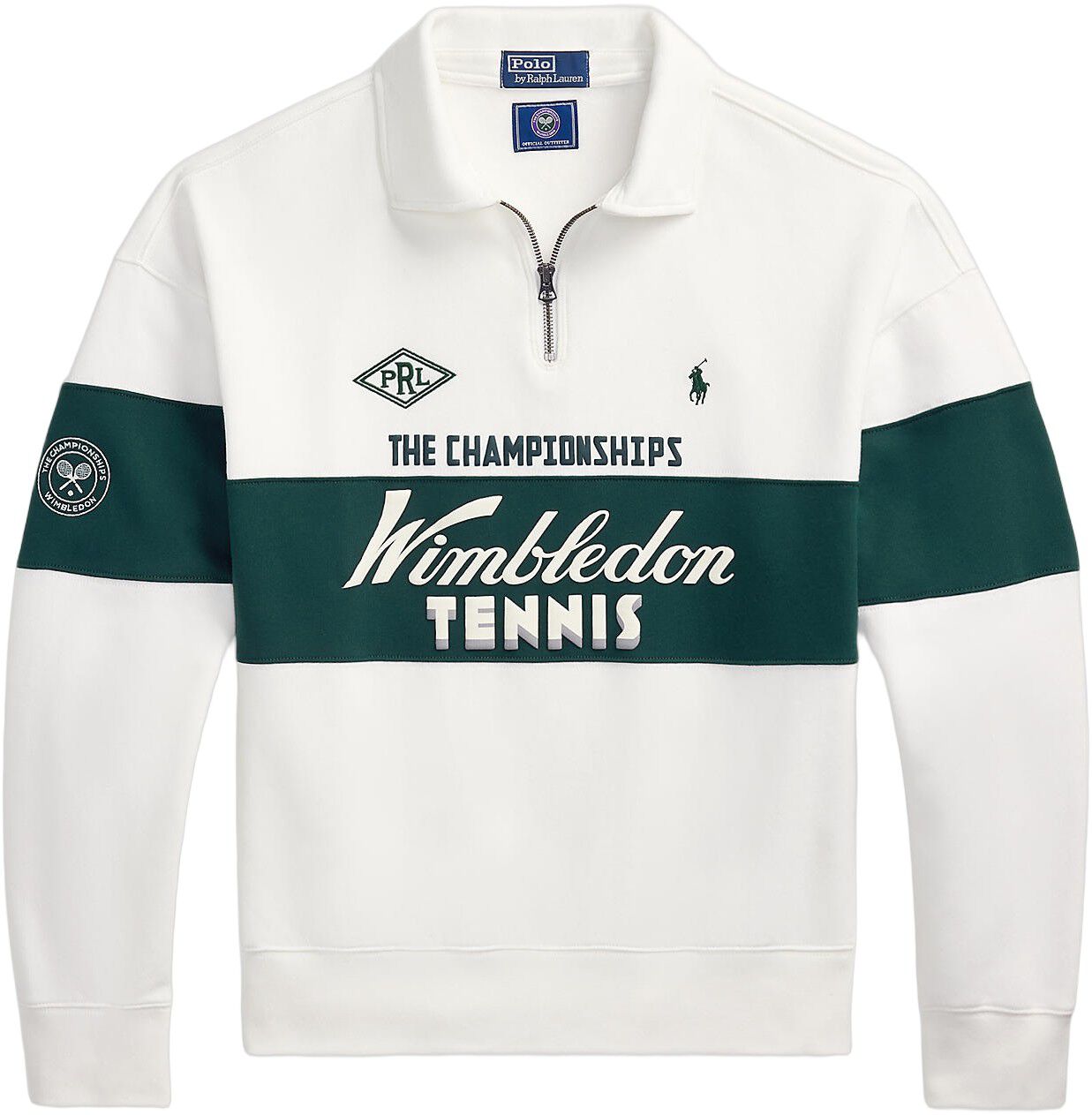 Wimbledon Relaxed Fit Fleece Sweatshirt