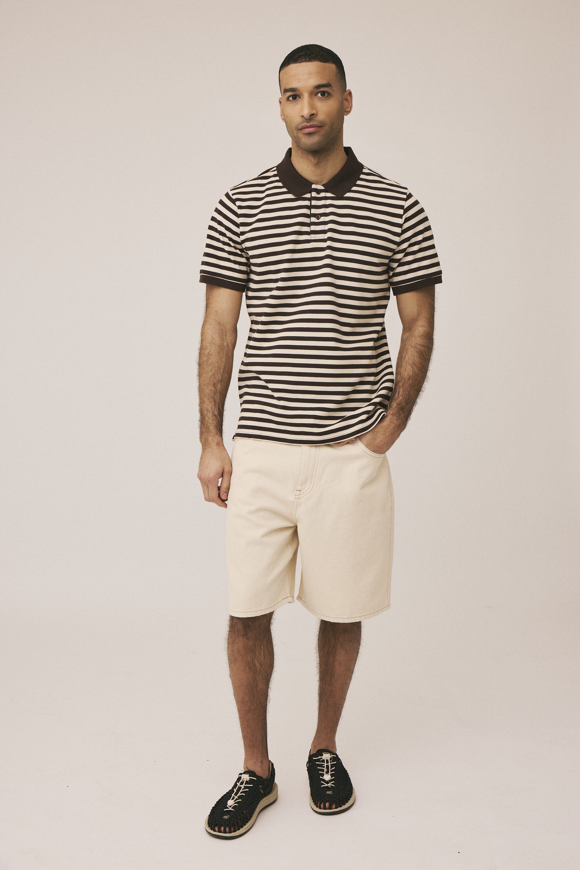 Maddox 3 stripe polo GOTS