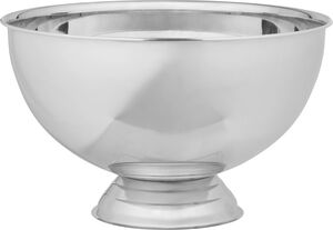 Champagnebowle 38 cm Blank stål