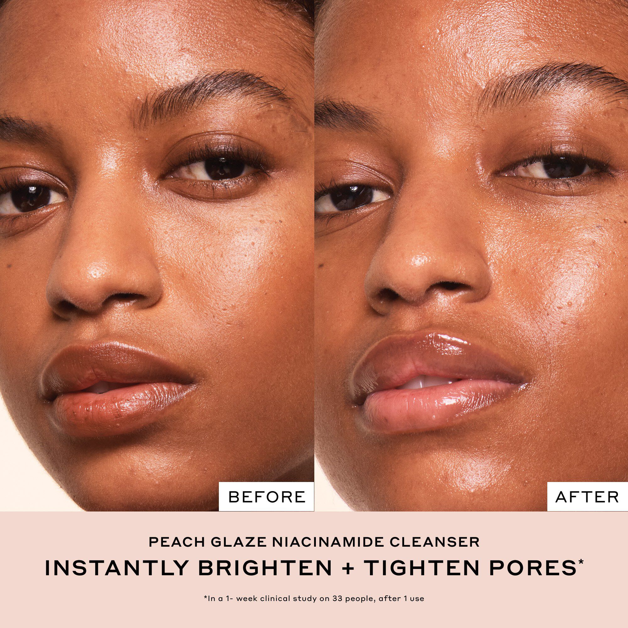 Peach Glaze Niacinamide Cleanser