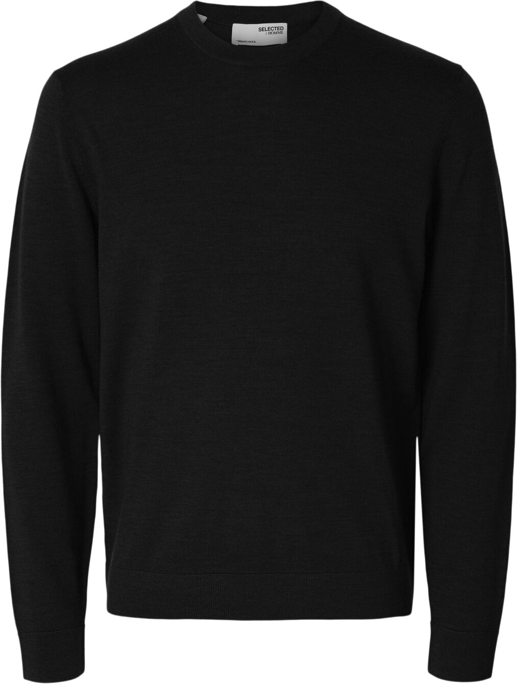 Slhtray Ls Knit Merino Crew Neck Noos
