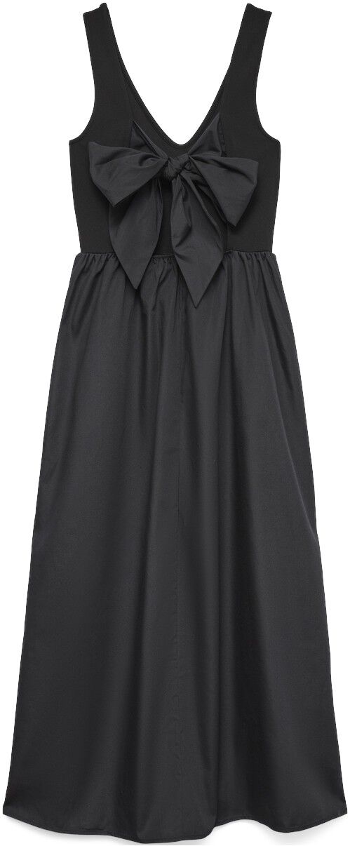 Vmvally Sl Long Bow Dress Jrs Noos