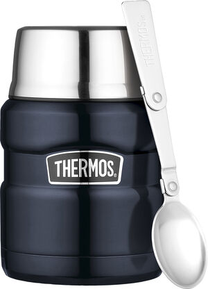 Mattermos Stainless King 470 ml mørkblå