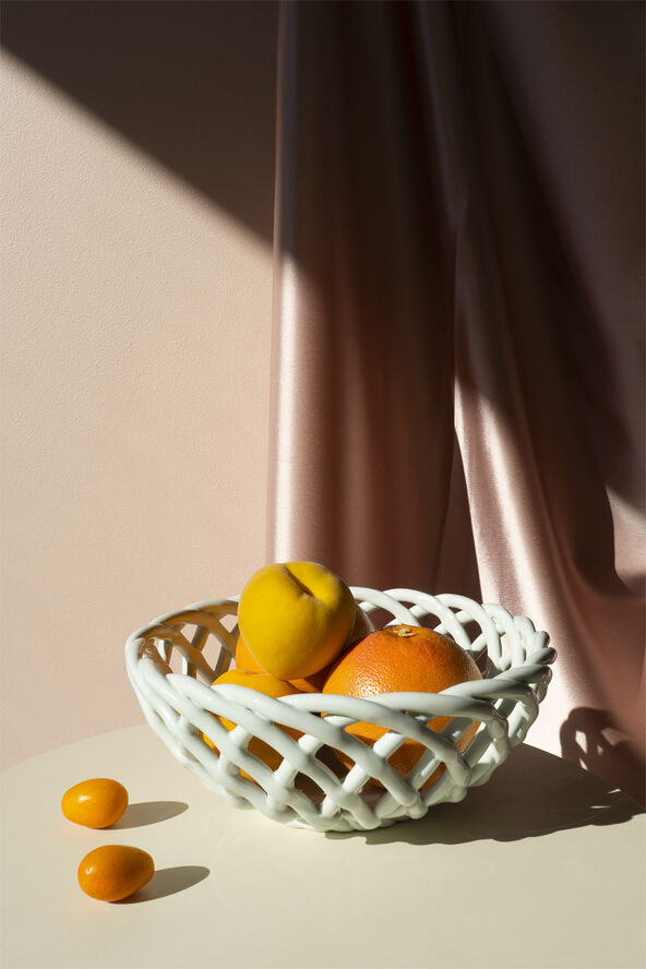 CERAMIC BASKET LARGE LIGHT MINT