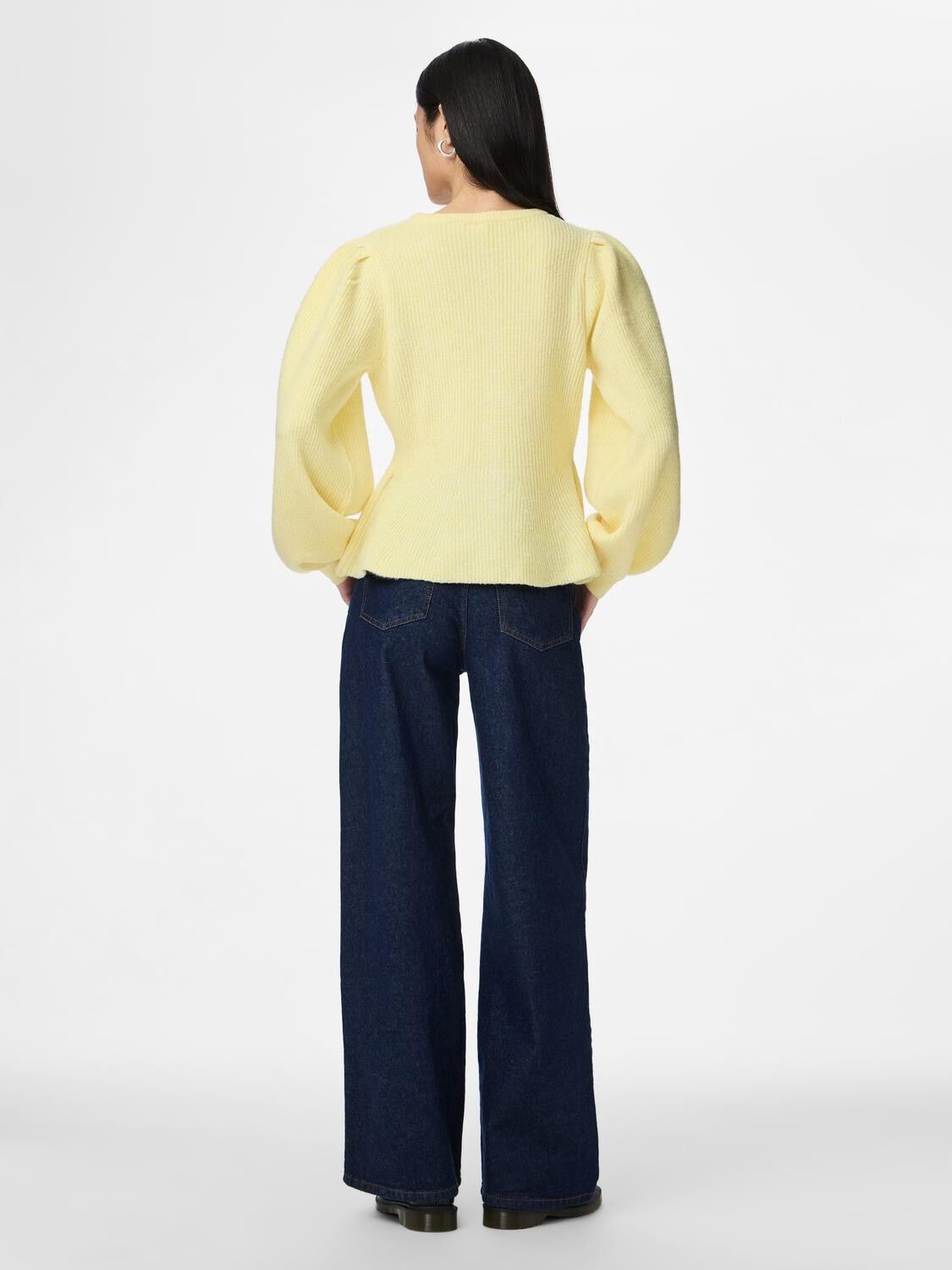 PCSILLY LS PUFF KNIT CARDIGAN NOOS