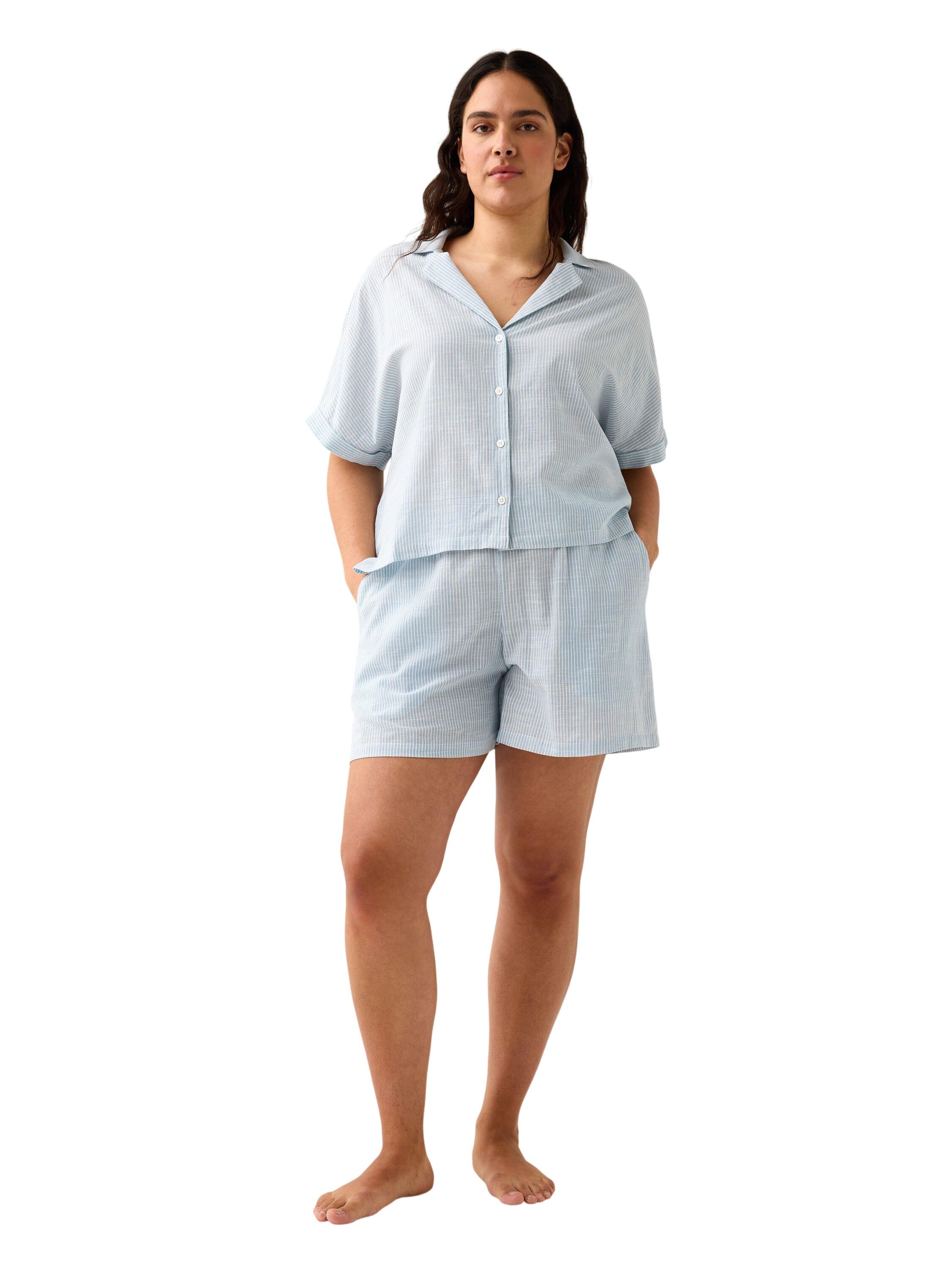 Comfy pyjama set in cotton blend wi