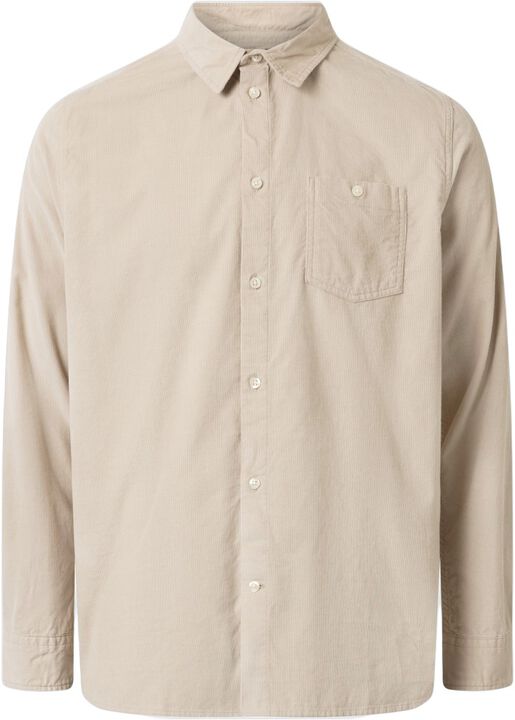 Regular fit corduroy shirt - GOTS/Vegan