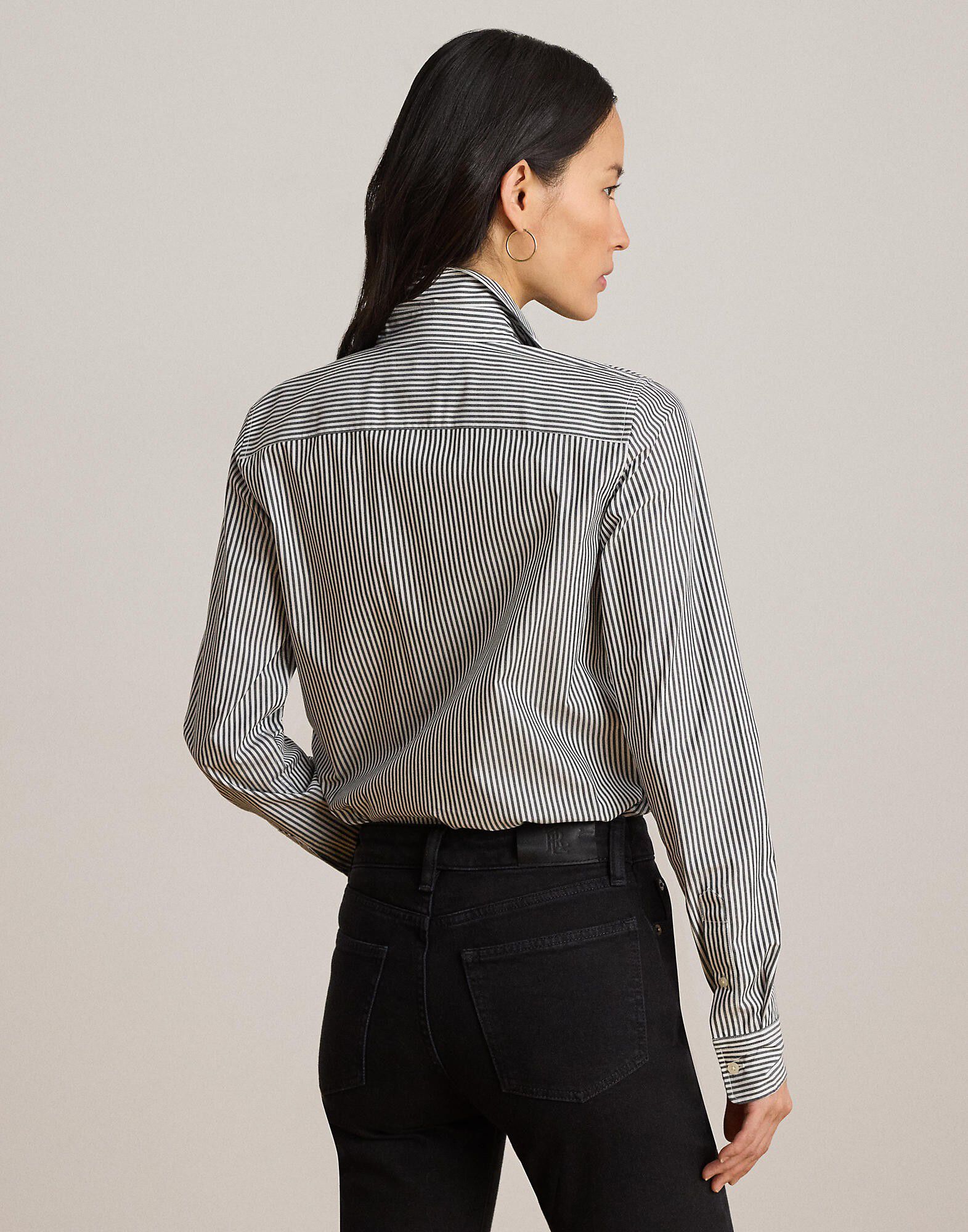Classic Fit Striped Cotton Shirt