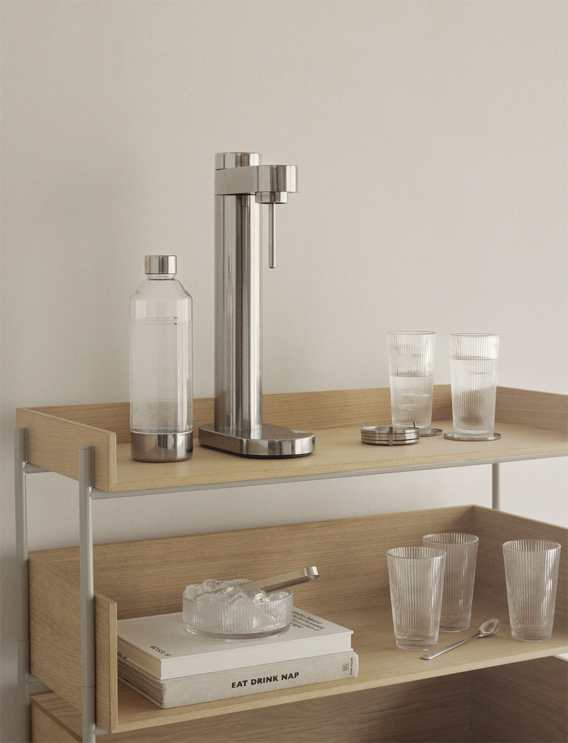 Pilastro long drink glass 0.3 l. 4 Stk clear Functional and minimalist