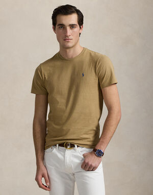 Custom Slim Fit Jersey Crewneck T-Shirt